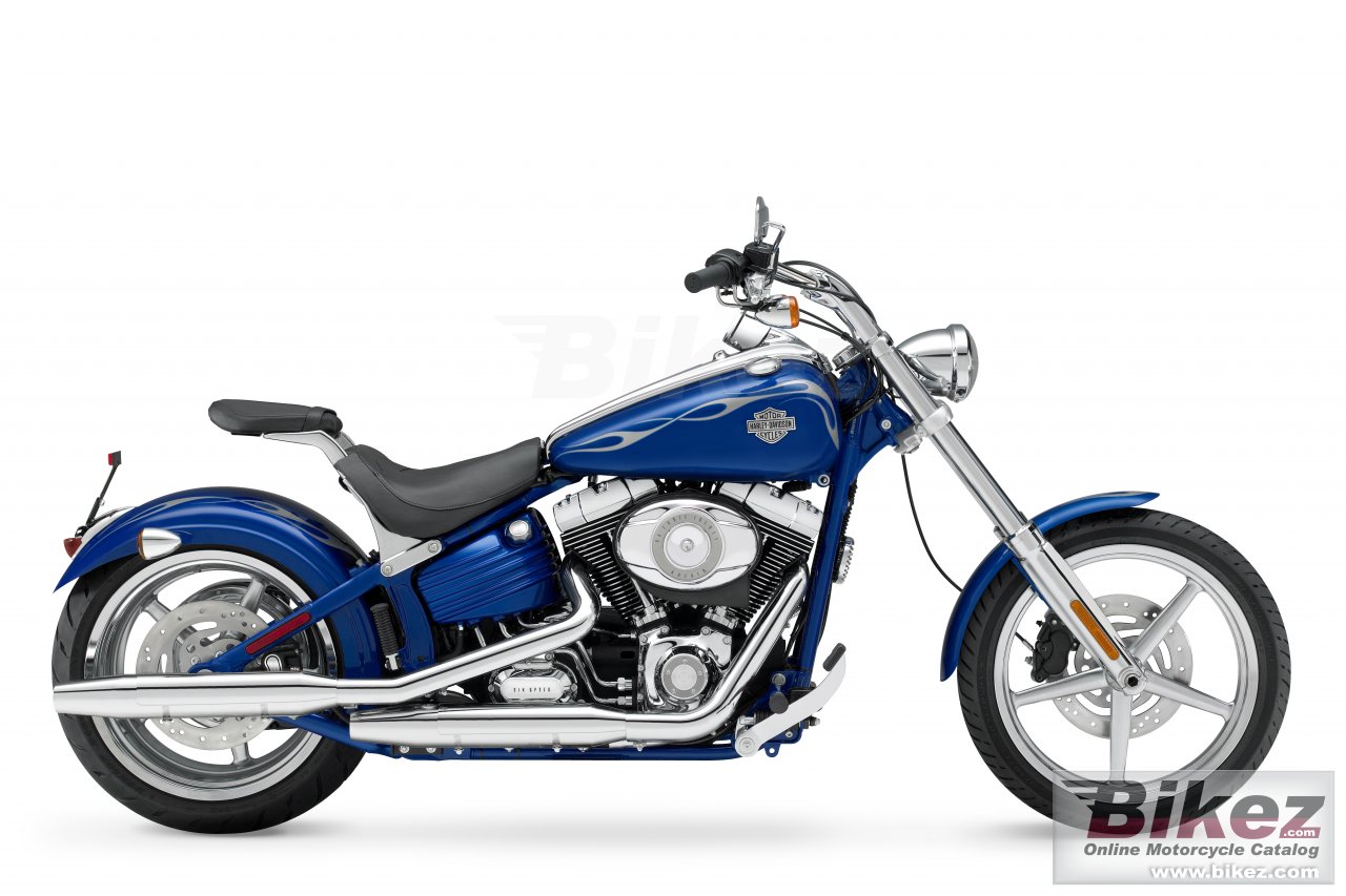 Big Harley-Davidson fxcwc softail rocker c picture and wallpaper from Bikez.com